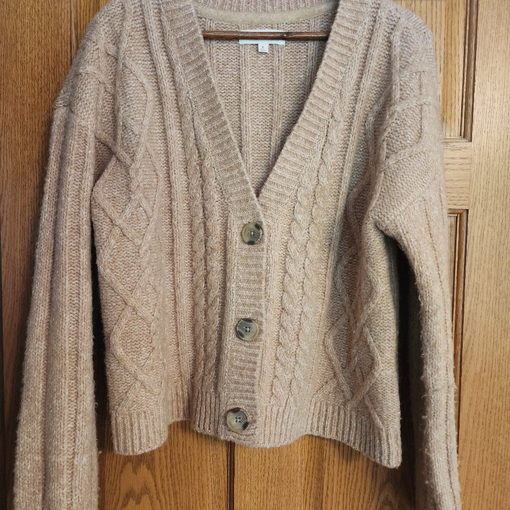 Lucky Brand cable knit cardigan